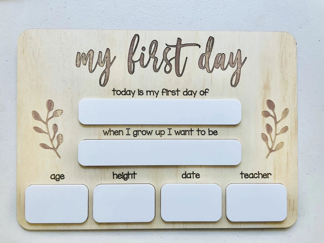 My First Day of Board