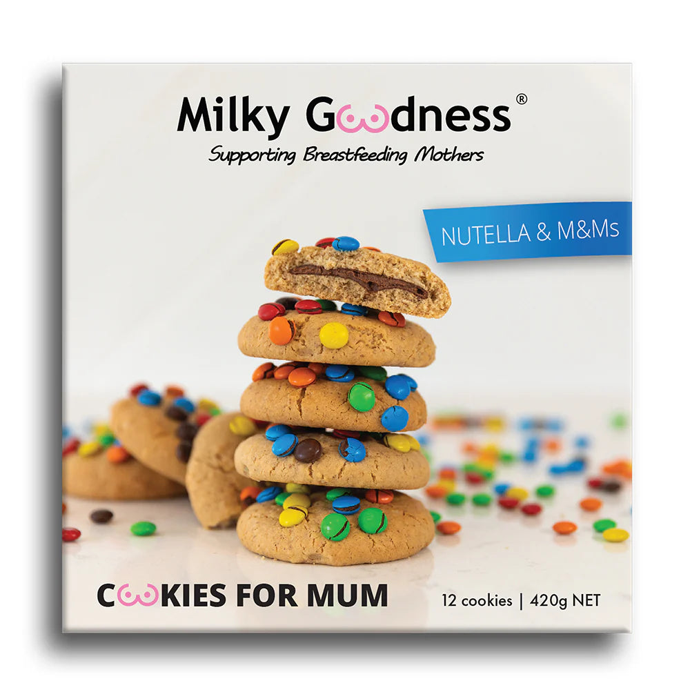 Nutella & M&M Lactation Cookies