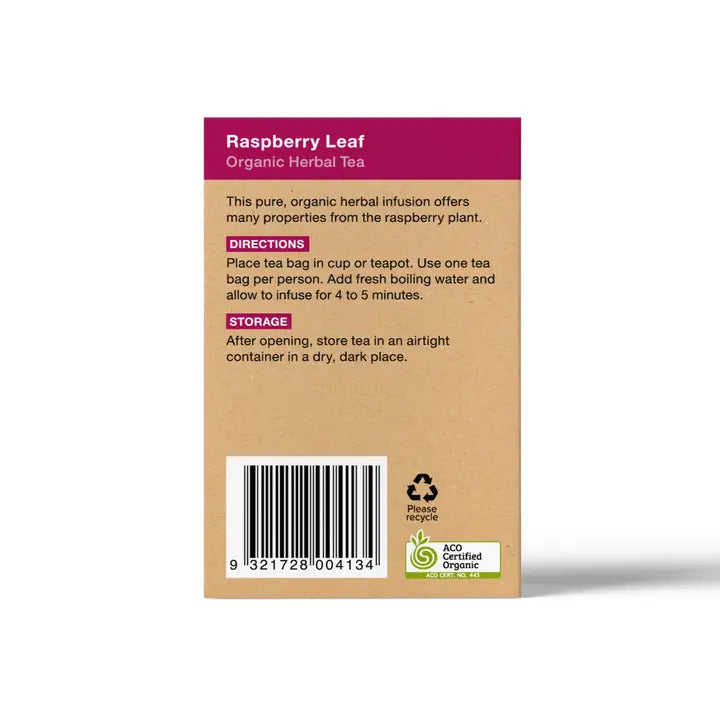 Raspberry Leaf Tea Bags
