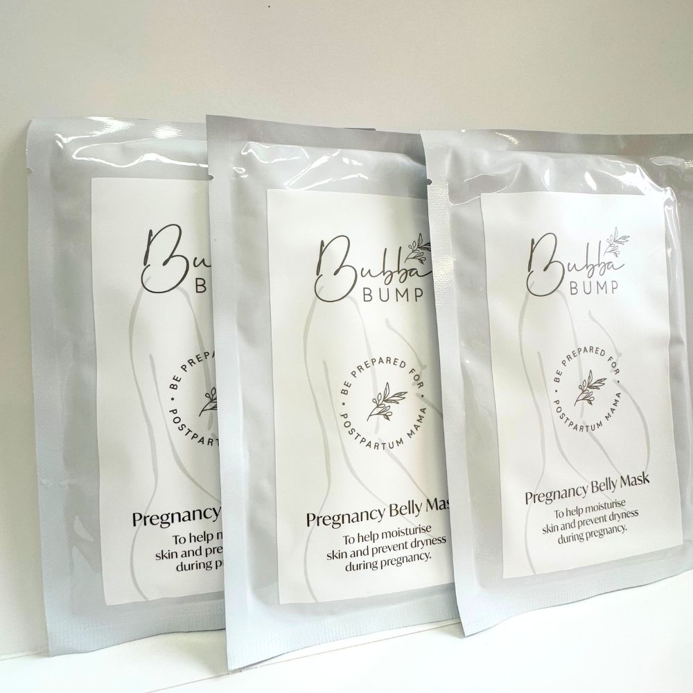 3 Pack of Organic Pregnancy Belly Masks