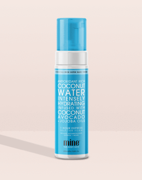 Minetan Coconut Water Express Self Tan Foam 200ml
