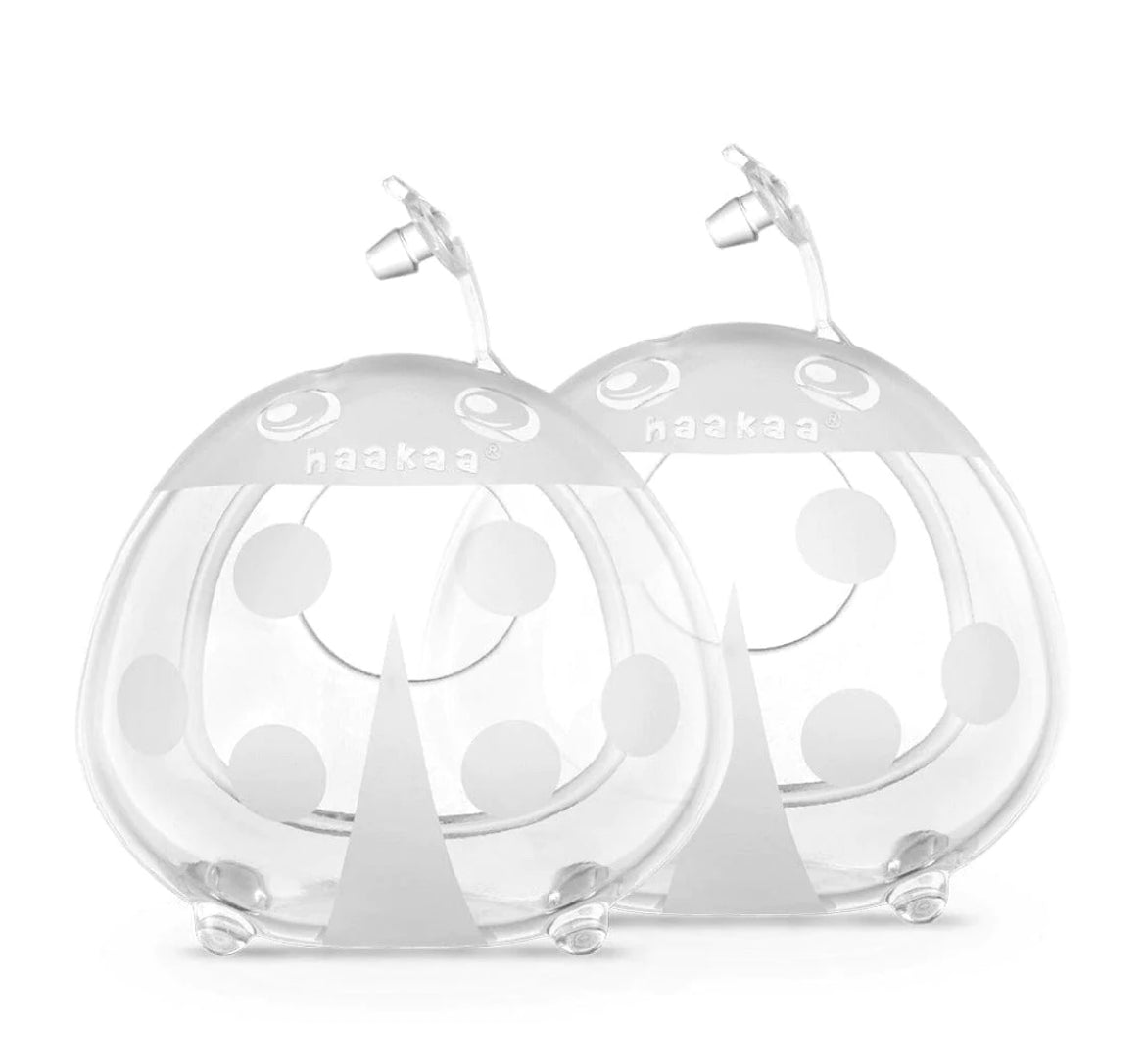 Lady Bug Haakaa Milk Collector- 2pk and Free Gift