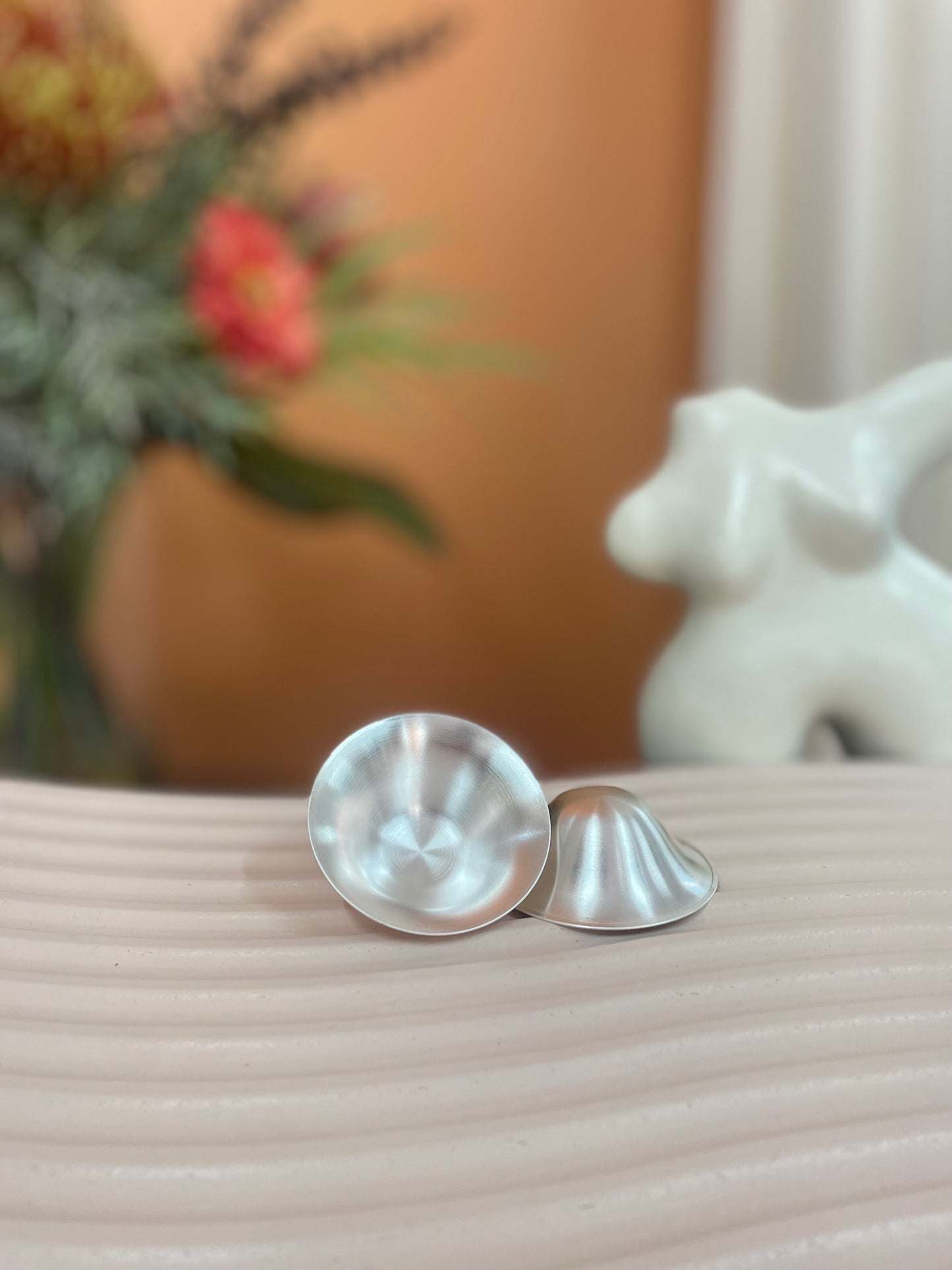 Silver Nursing Cups