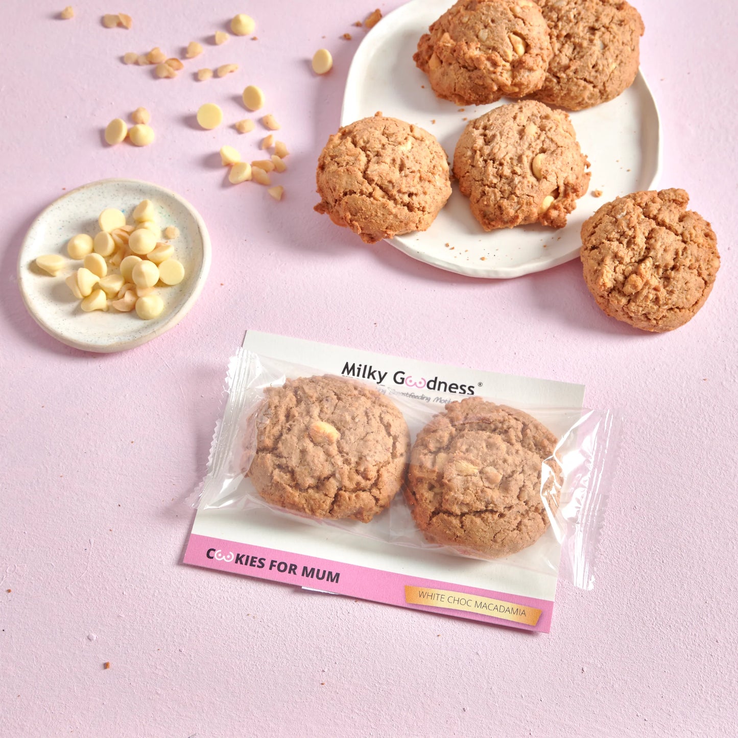 White Chocolate & Macadamia Lactation Cookies
