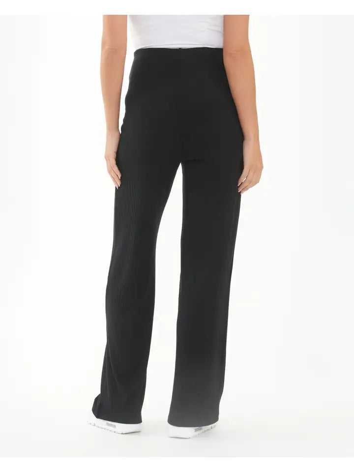 Cindy Rib Pant Black