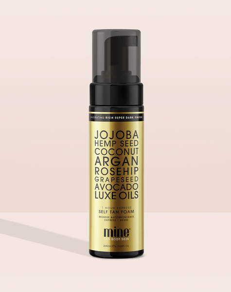 Minetan Jojoba Luxe Oil Self Tan Foam 200ml